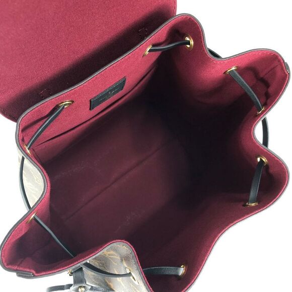 Louis Vuitton Montsouris NM Monogram Backpack Daypack Brown - Picture 3 of 4